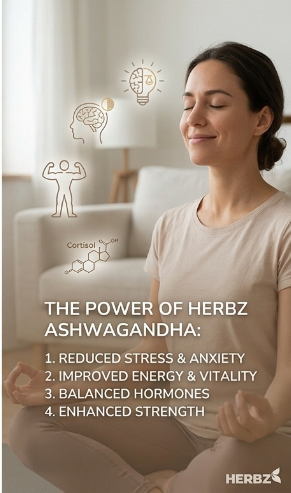 • HERBZ Ashwagandha | • Energy • Vitality • Hormonal Balance | 125 g