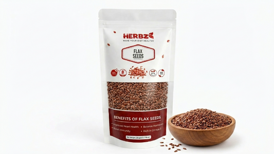 HERBZ Flax Seeds • Digestion • Heart • Wellness Support