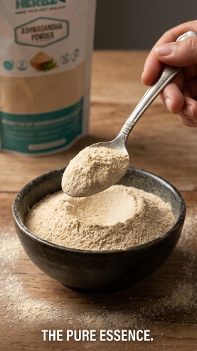 • HERBZ Ashwagandha | • Energy • Vitality • Hormonal Balance | 125 g