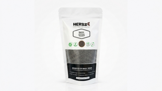 HERBZ Basil Seeds | • Digestion • Hydration • Wellness Support