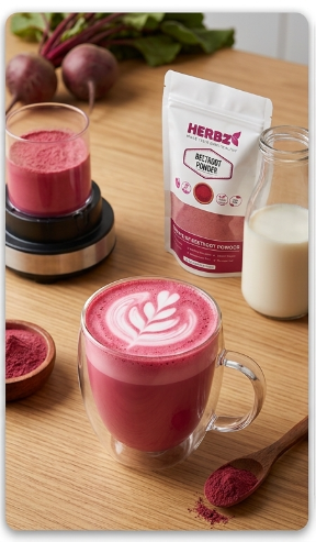 HERBZ Beetroot Powder • Stamina • Energy • Blood Flow Support | 150 g