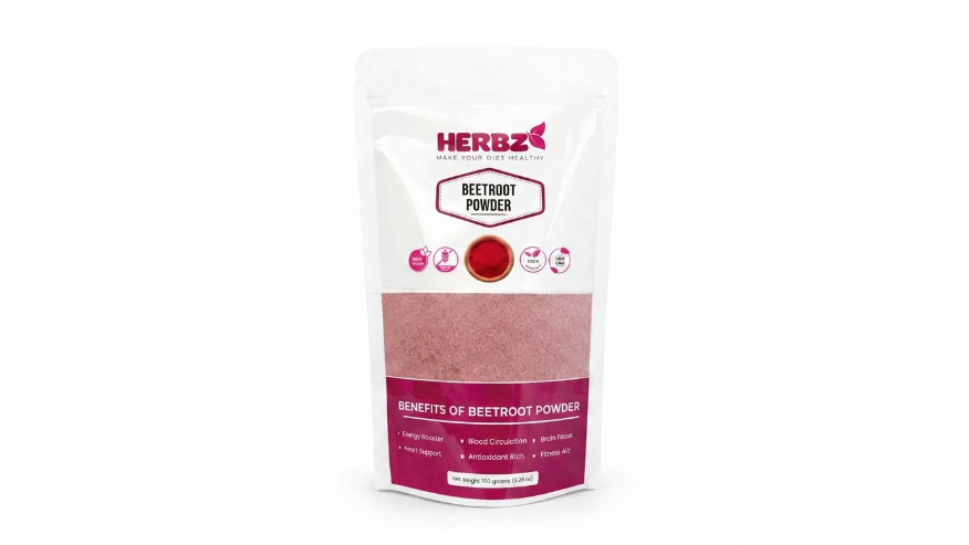 HERBZ Beetroot Powder • Stamina • Energy • Blood Flow Support | 150 g