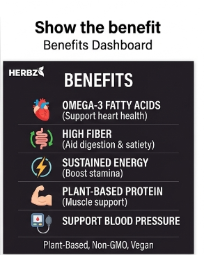 HERBZ Chia Seeds • Skin • Hair • Wellness Support | 250 g