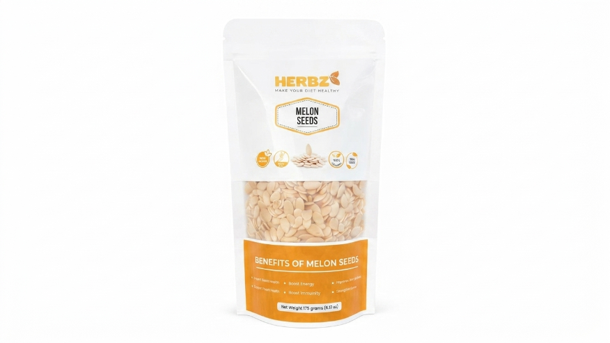 HERBZ Melon Seeds • Skin • Energy • Daily Nutrition Support | 150 g